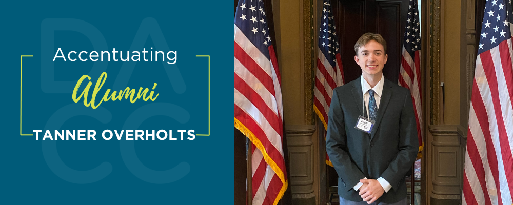 Accentuating Alumni Tanner Overholts