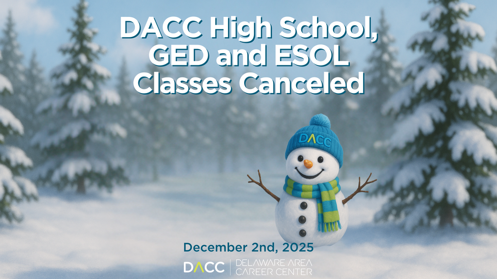 DACC Classes Canceled Dec 2nd