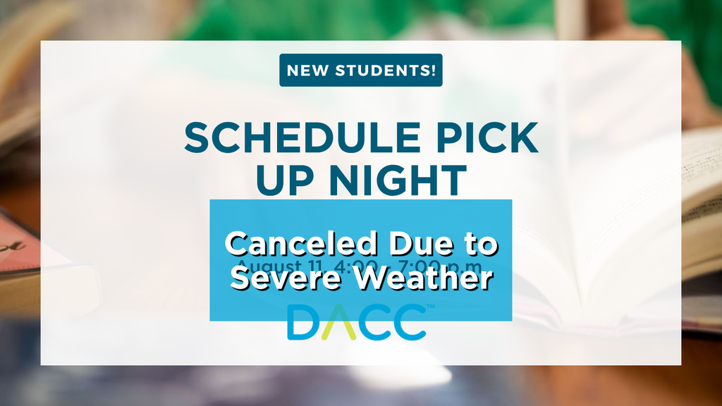Schedule Pick Up Night Canceled
