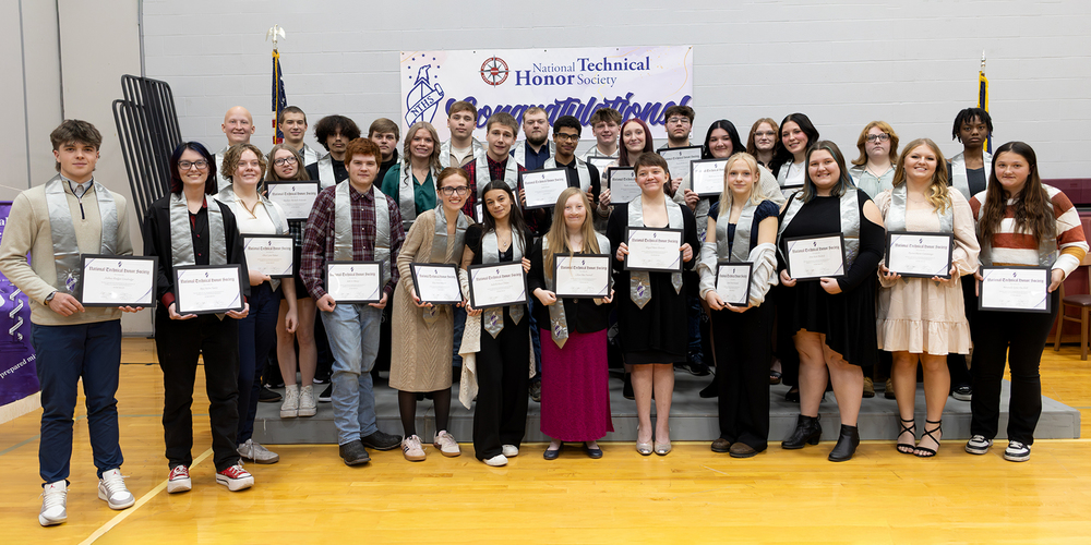 NTHS inductees group photo - Pole Campus