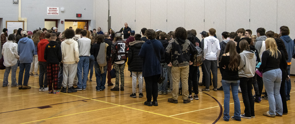 assistant principal welcomes students to DCMO BOCES