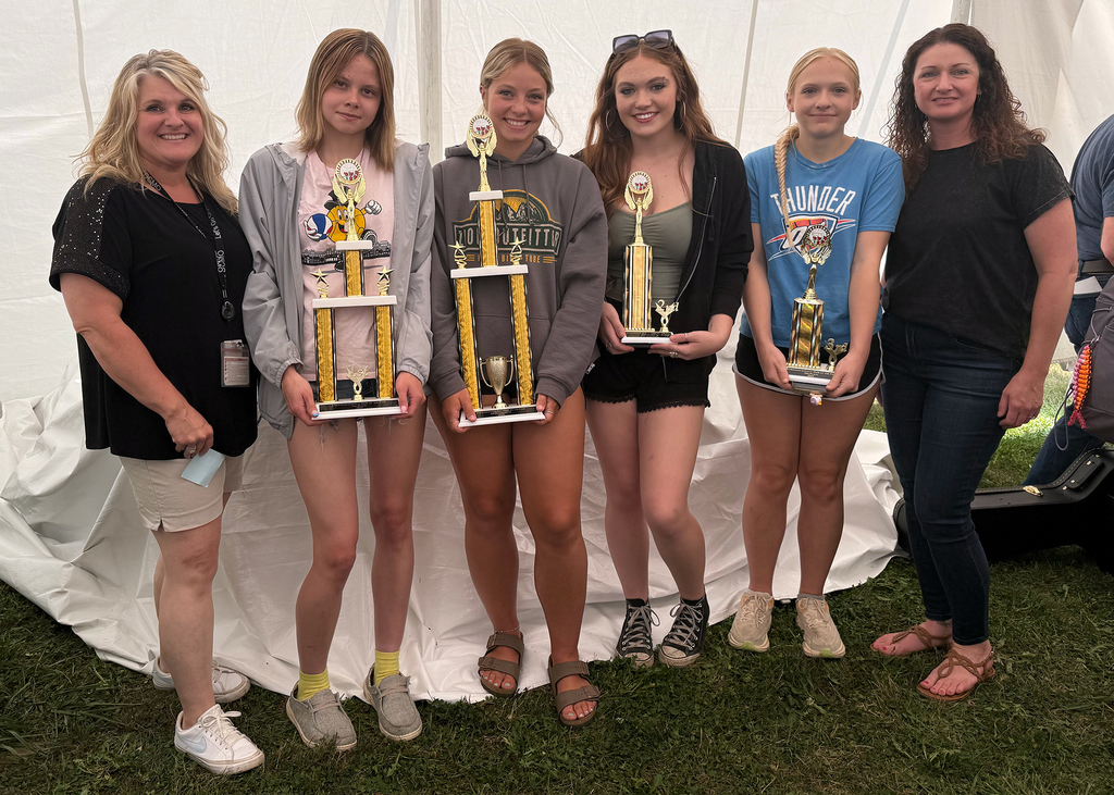 student award winners and teachers
