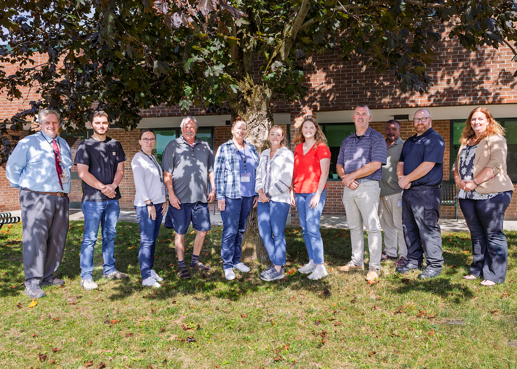Group photo outside