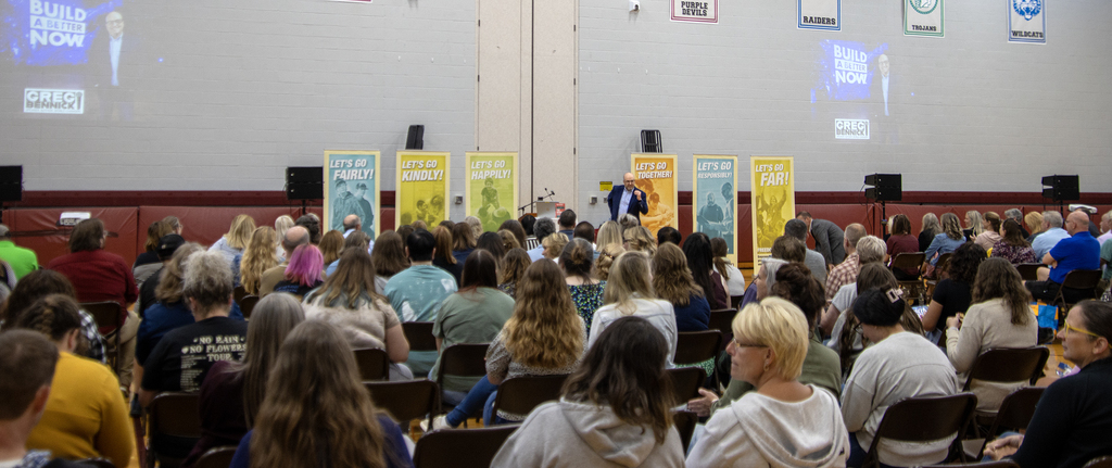 Greg Bennick speaking