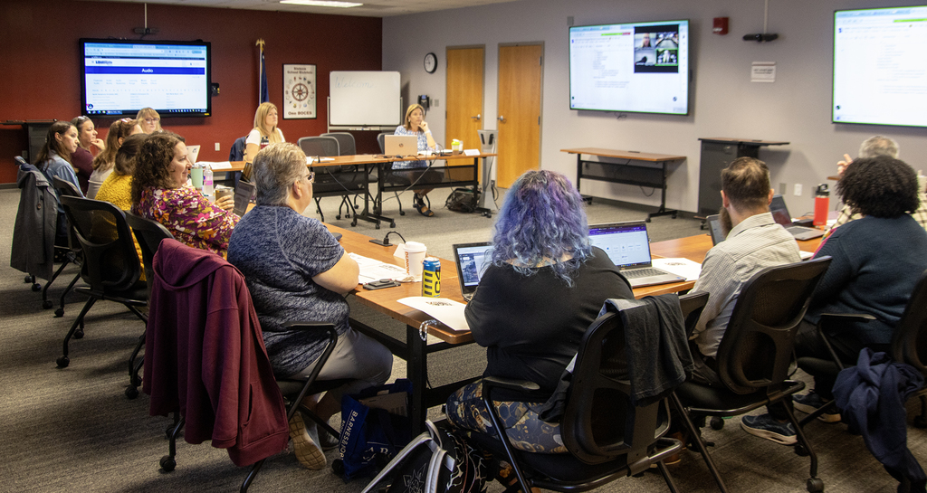 group in conference room