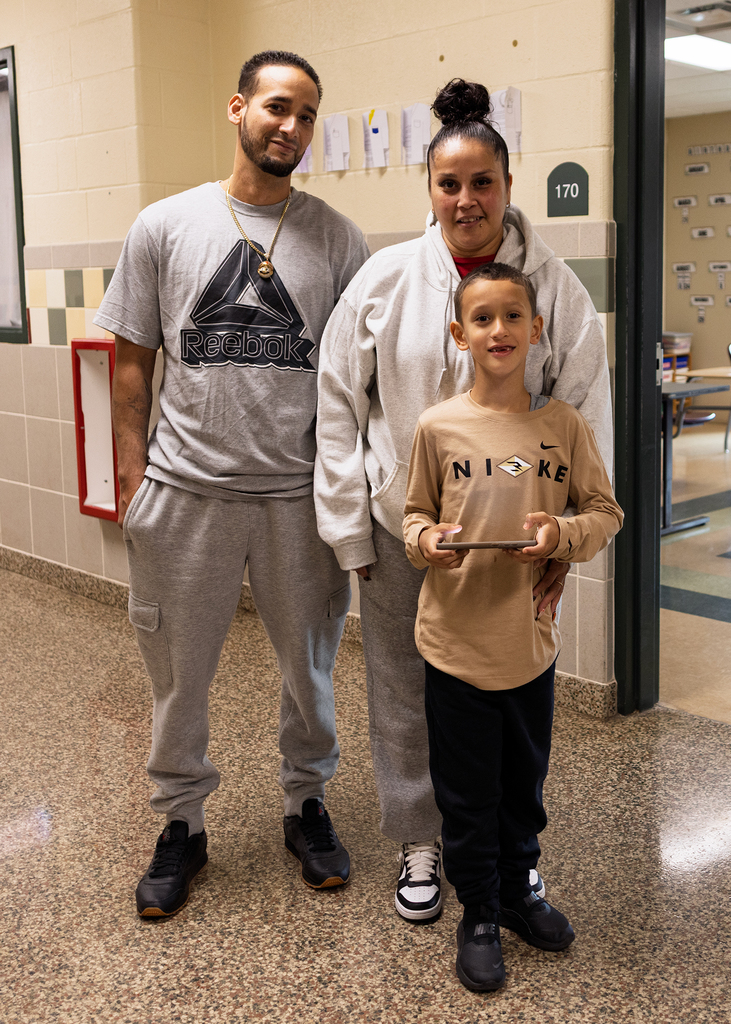 Special Ed student with family