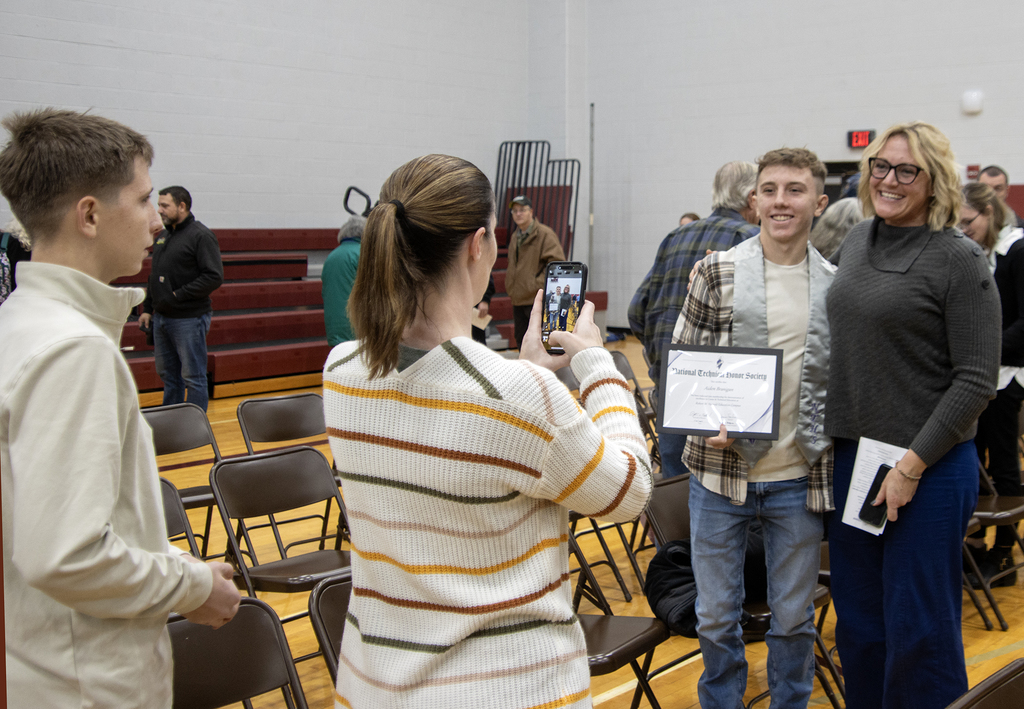 student posing for photo