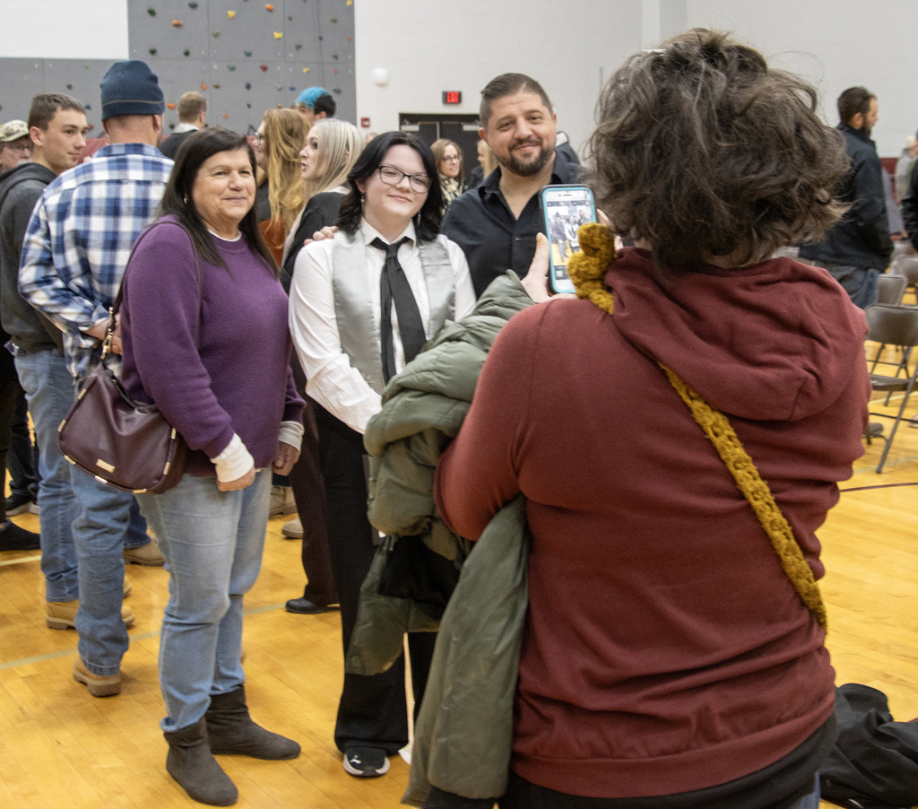 student posing for photo