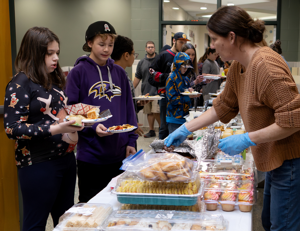serving two students
