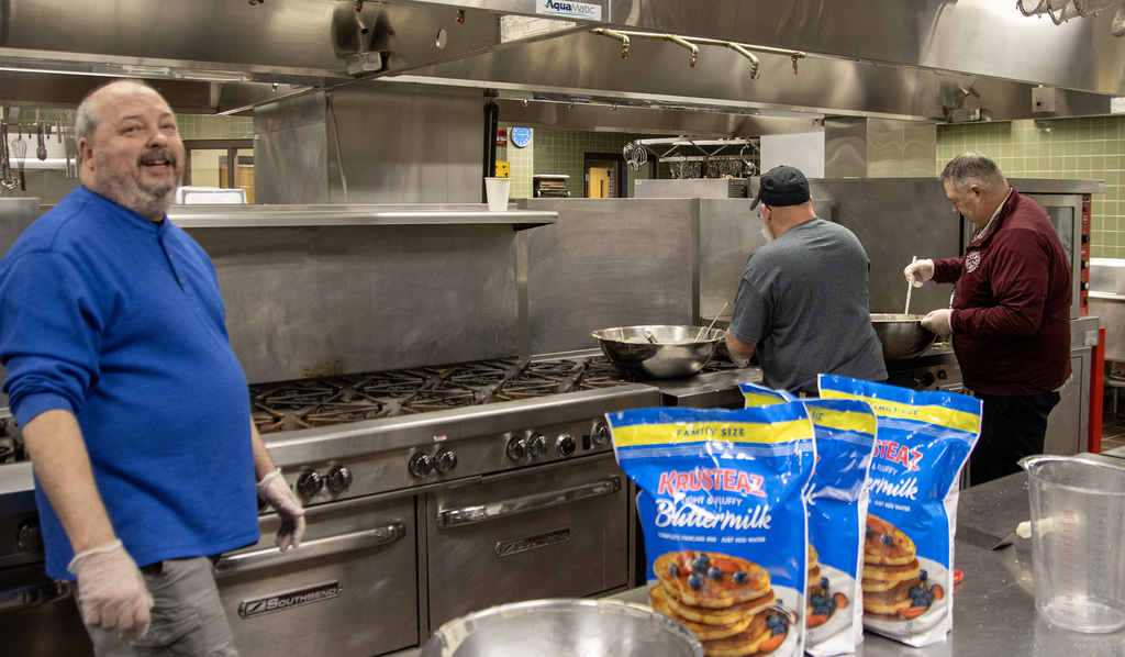 Eric, Tom and Randy in the kitchen