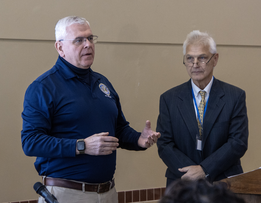 Assemblyman Joe Angelino and Dave Klockowski