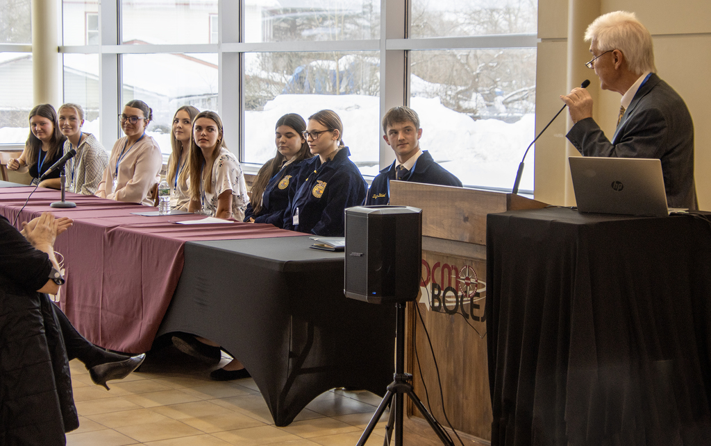 8 student speakers and a BOVES school board member