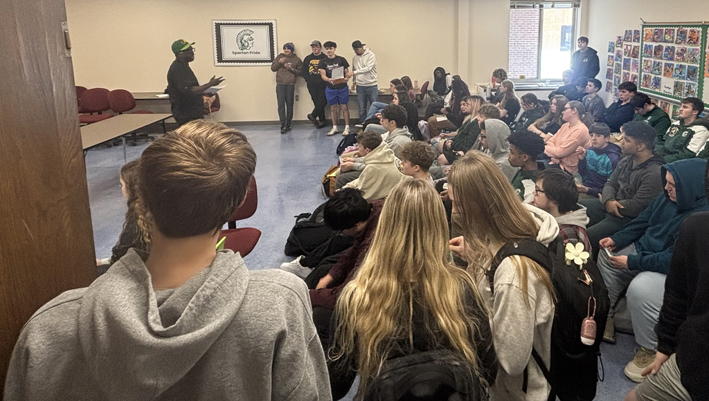 a guest speaker gestures