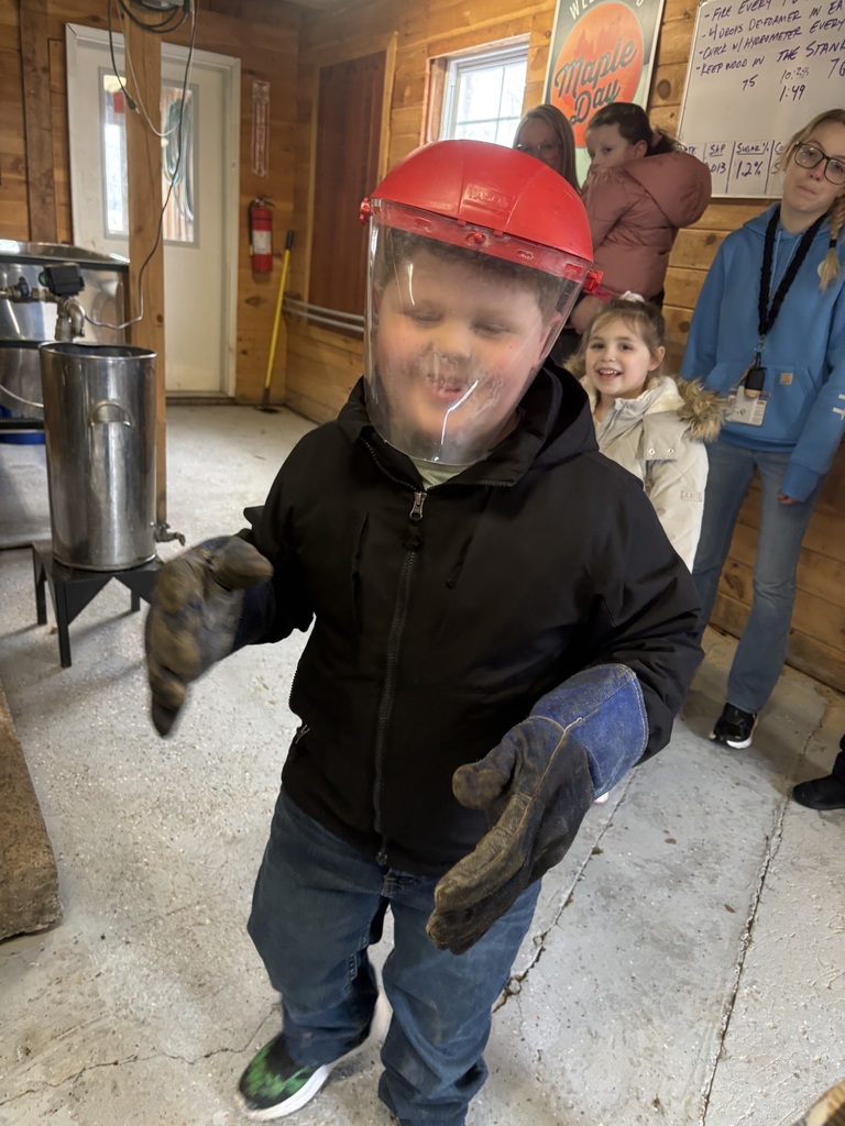 student dressed up in protective gear
