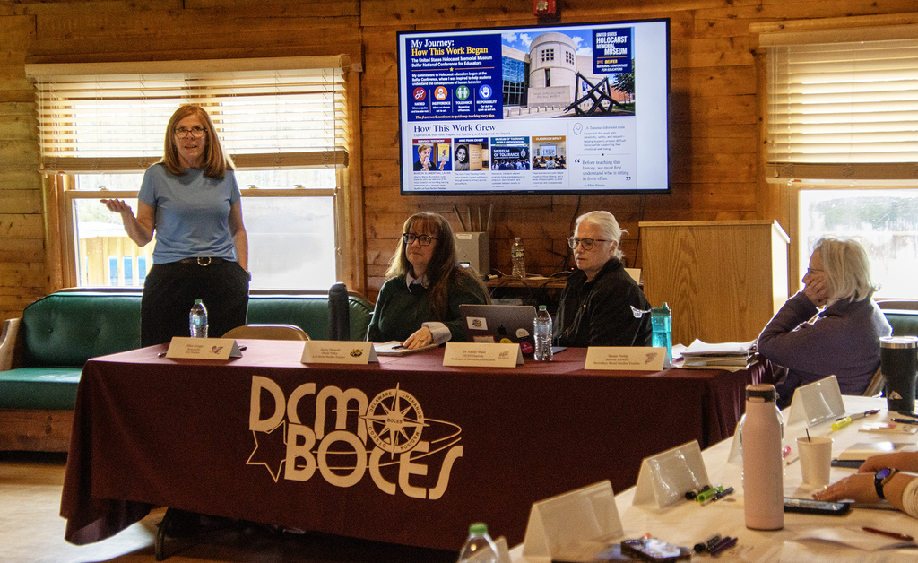 educator panel - Ellen Pringle speaking