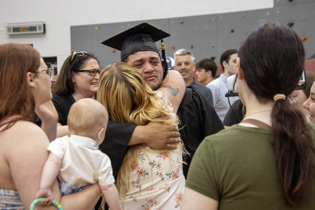 senior crying r graduation