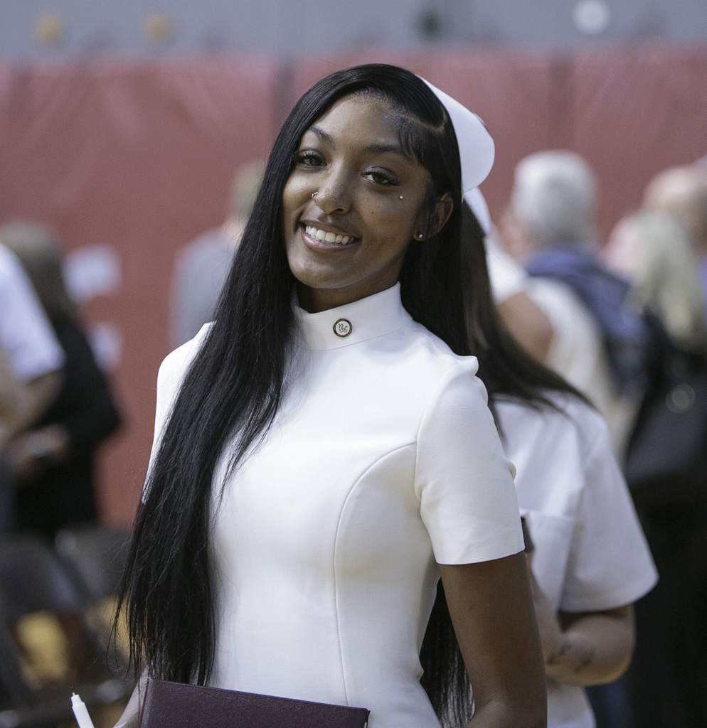smiling nursing student