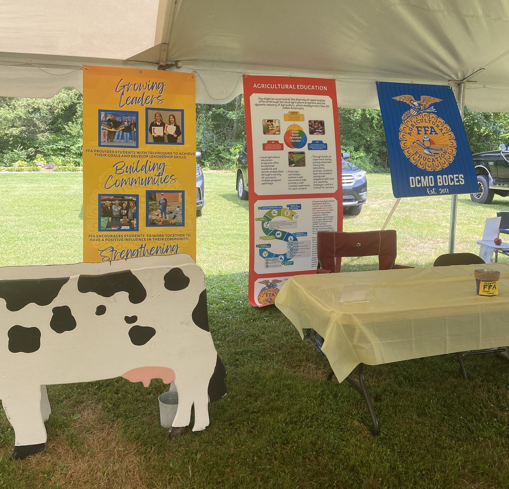 DCMO BOCES FFA display at a fair
