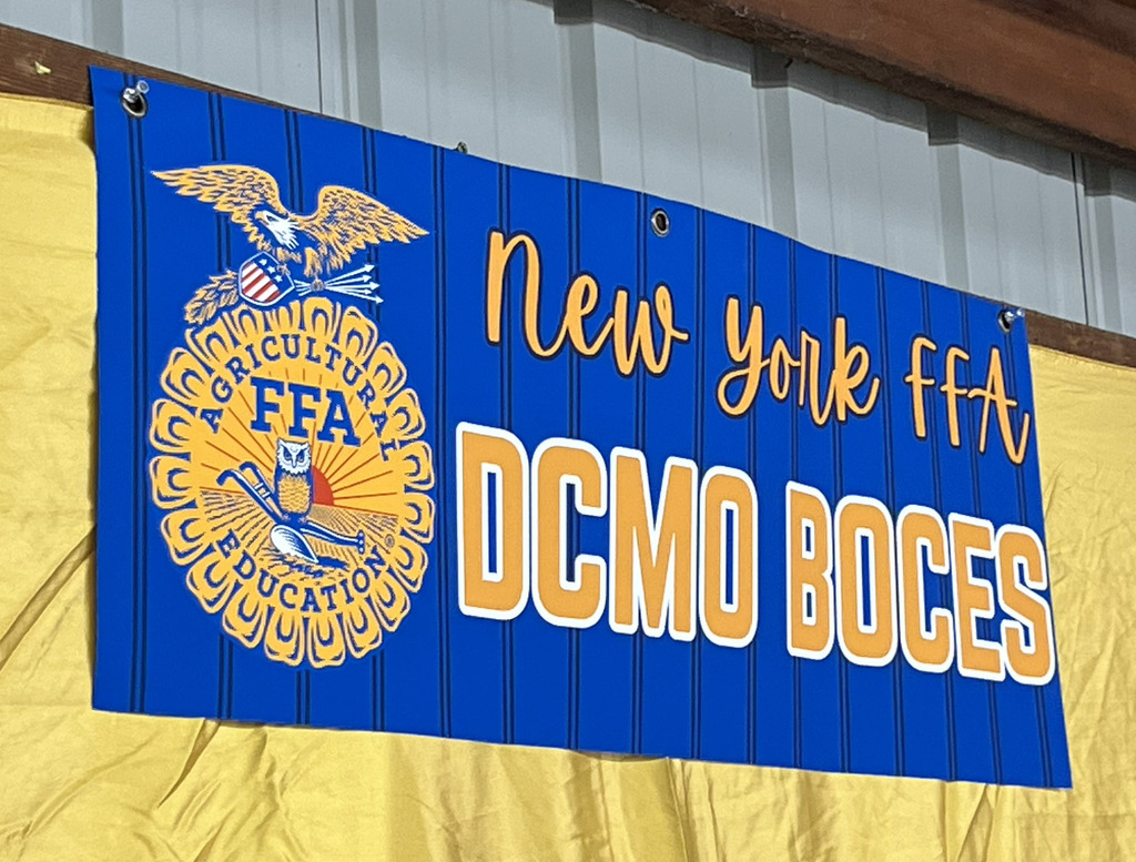banner that says "New York FFA DCMO BOCES"