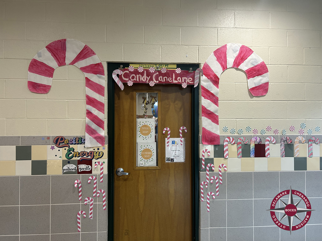 paper decorations around door