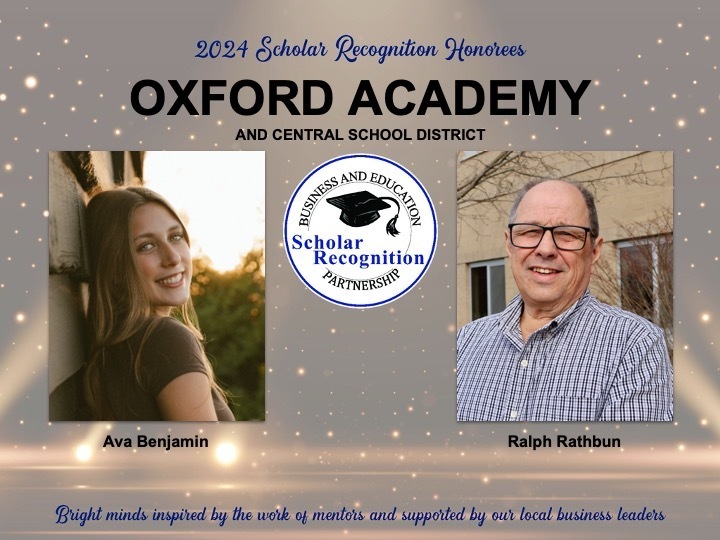 2024 Scholar Recognition Honorees Oxford Academy CSD