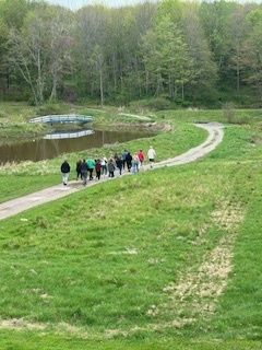 people on nature walk