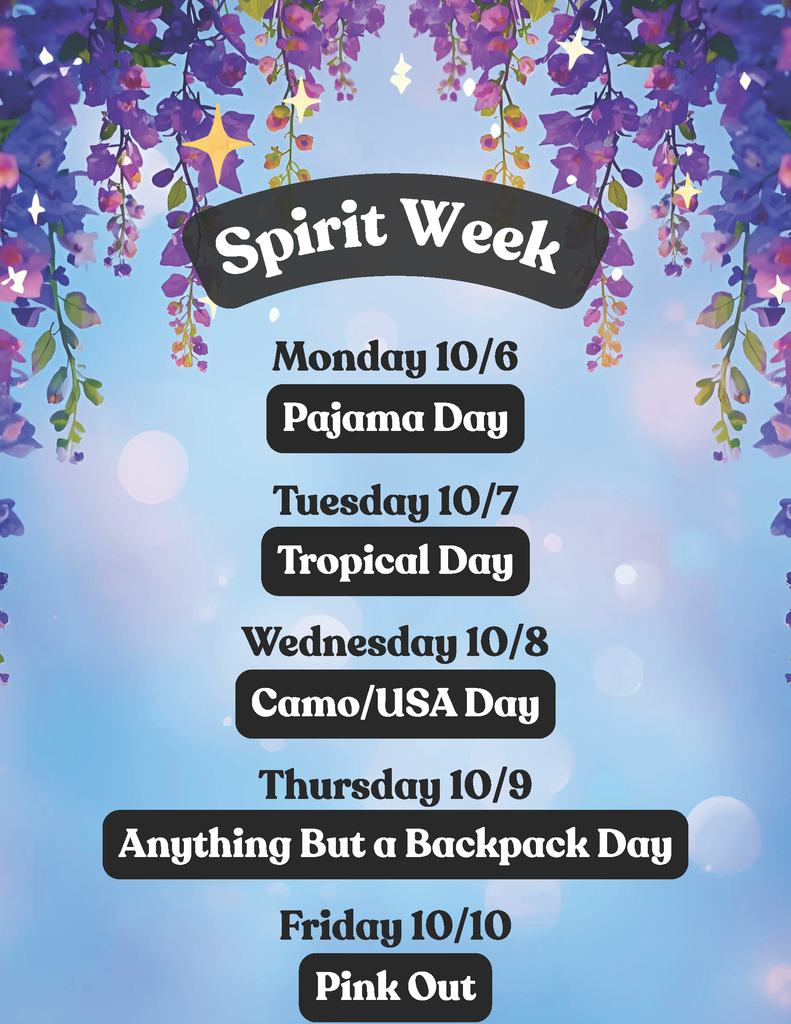DelVal Spirit Week 10/6-10/10