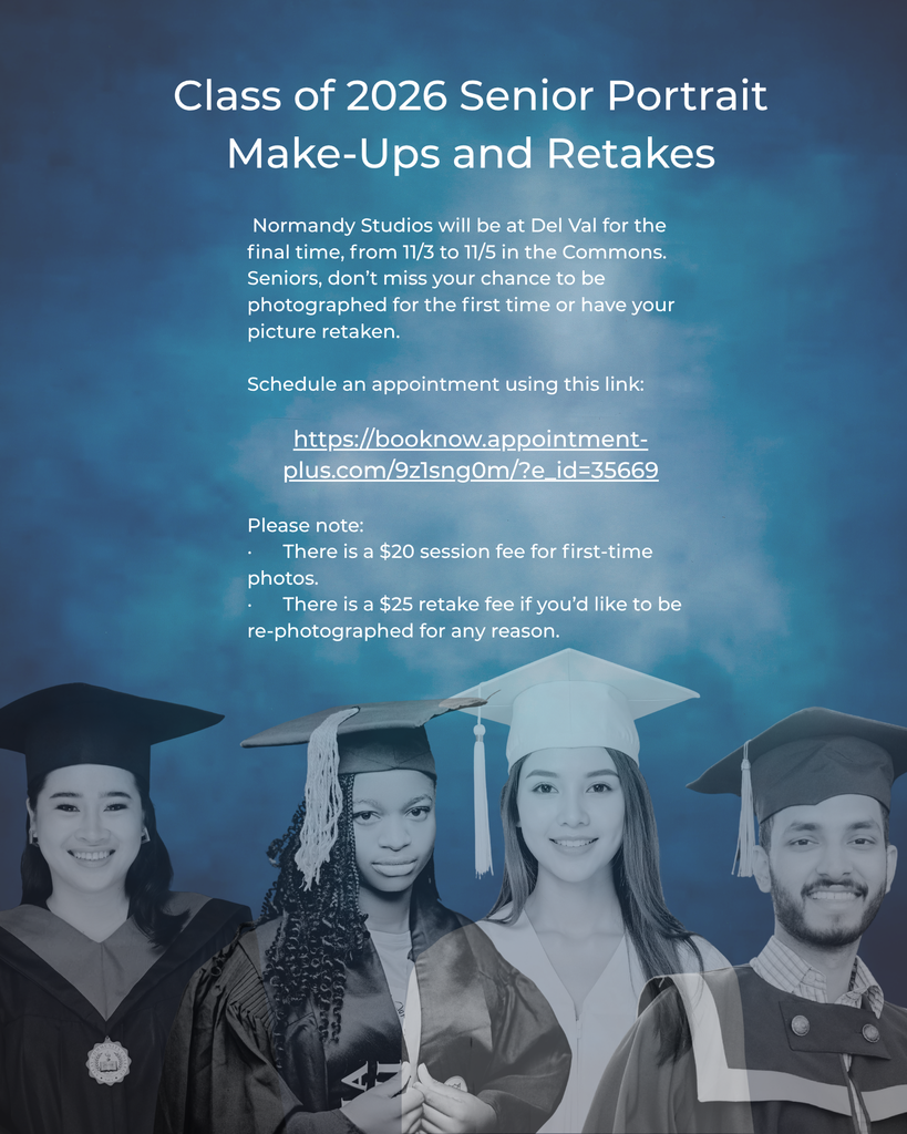 Images of students posing in cap and gown for senior portraits.