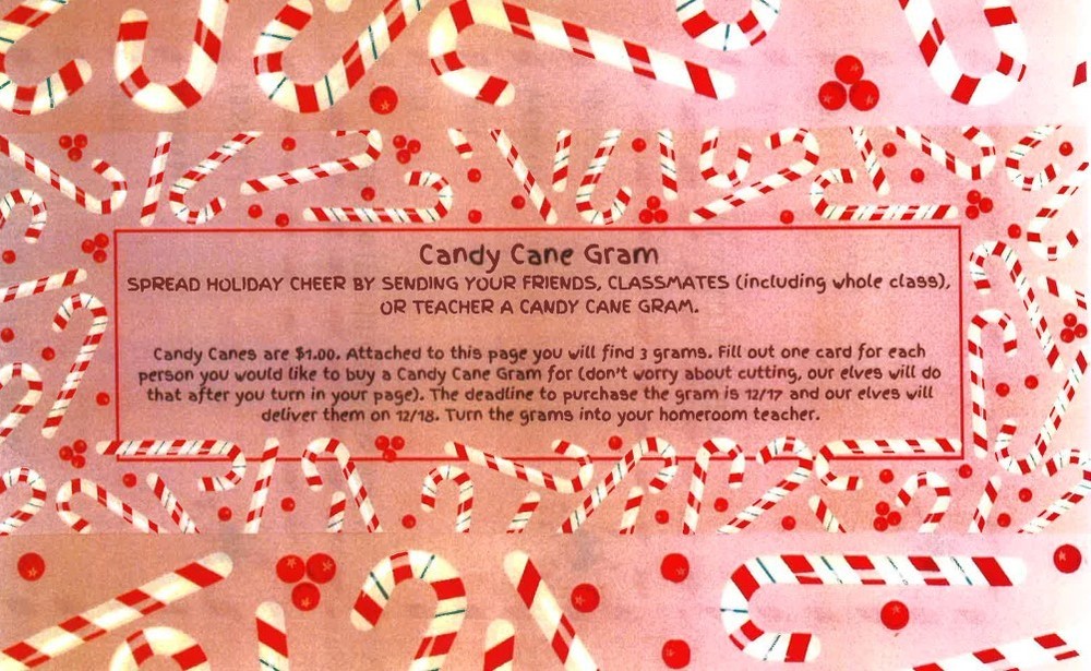 Candy Cane Grams
