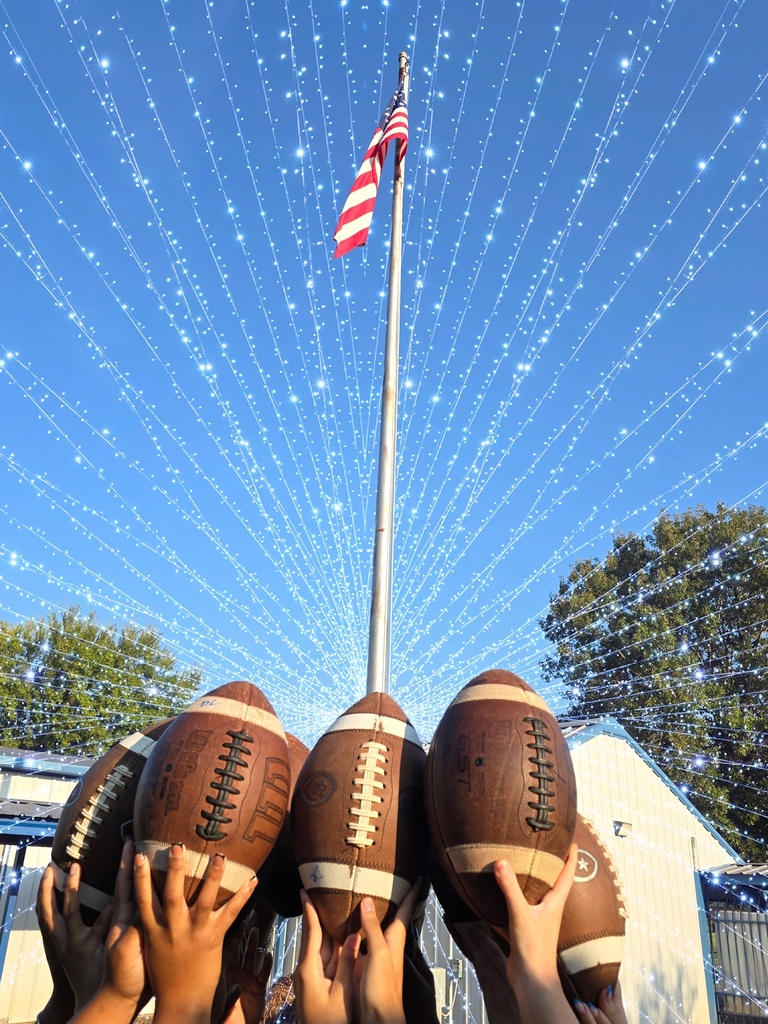 Football at the Flag Pole