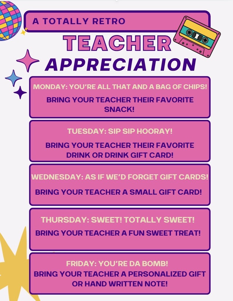 Teacher Appreciation Week Flyer