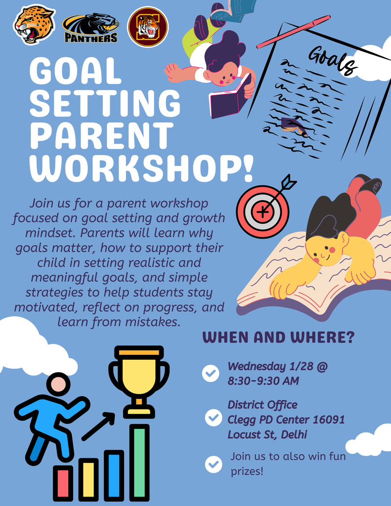 Elementary Family Support Counselors Parent Workshop Wednesday, January 28 at 8:30 am will take place at the district office Clegg PD Center on Locust Street.  All parents are invited to attend.