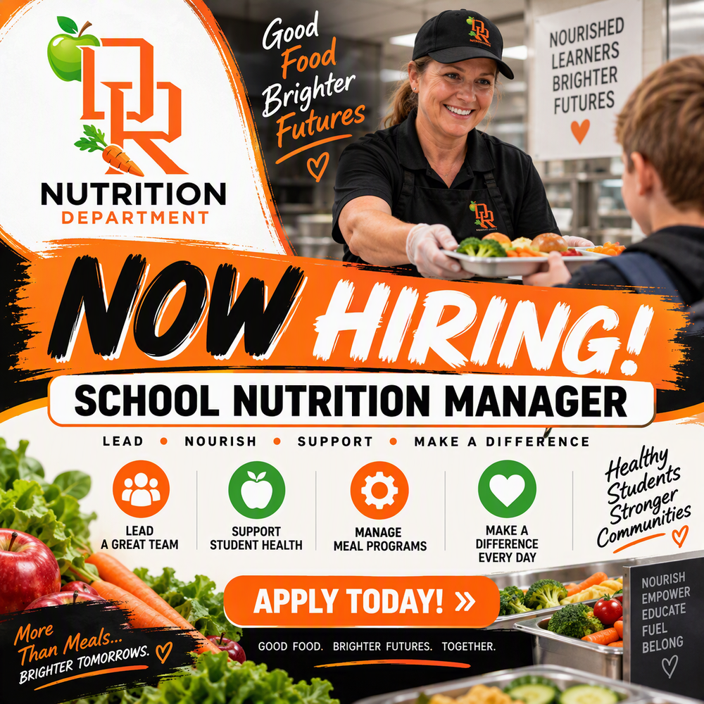 DR Nutrition Manager Hiring