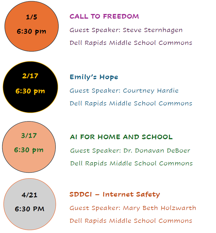 Community Ed Schedule