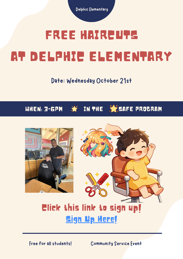 Delphic Free Haircuts 26/27