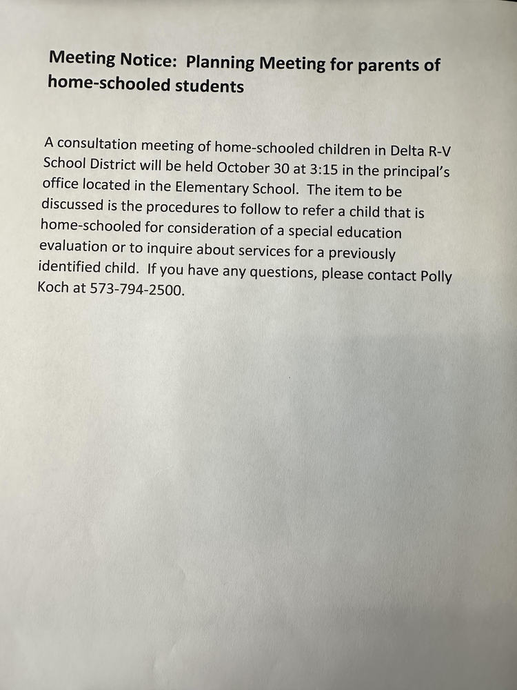 homeschool meeting