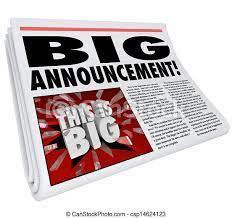 Announcements