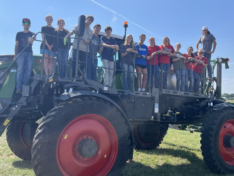 Delta FFA members at SEMO University Field Day.