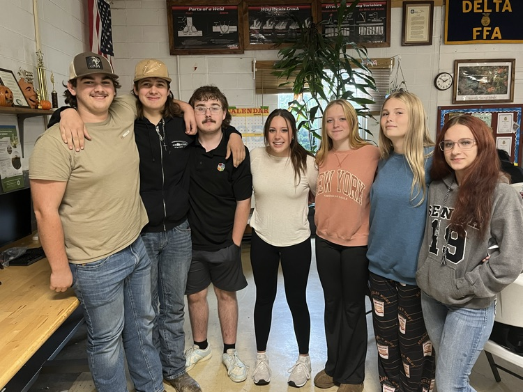 Delta FFA Chapter Officers