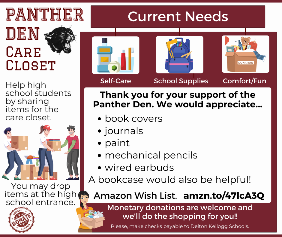 Panther Den Amazon Wish List