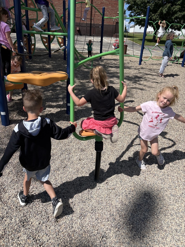 friends playing at recess
