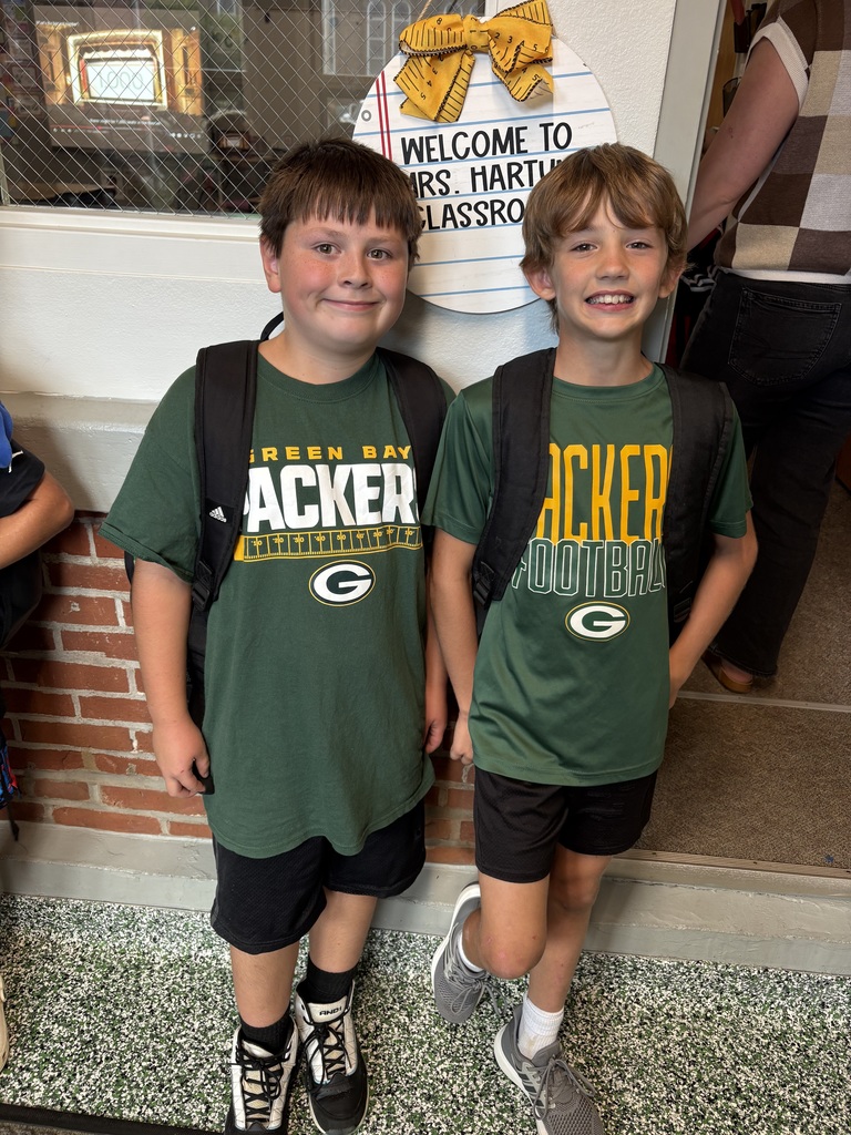 Fourth Grade Packers fans