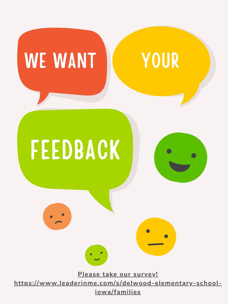 we want your feedback please take our survey