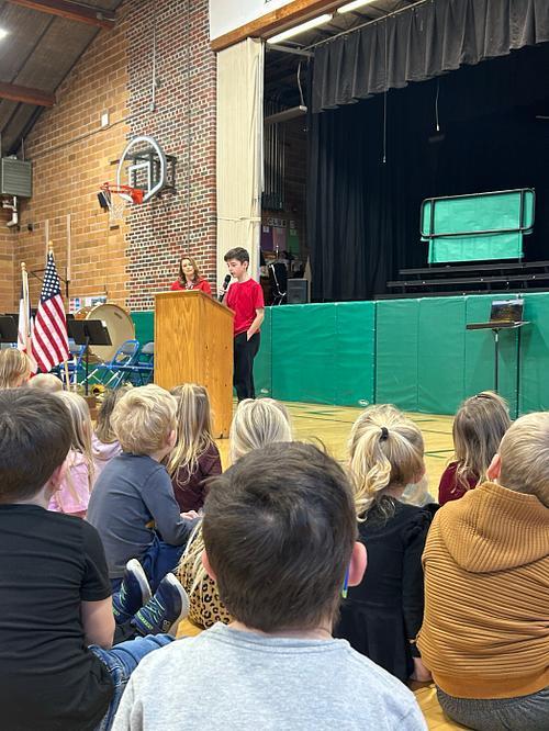 veterans day speaker Dekker Morris