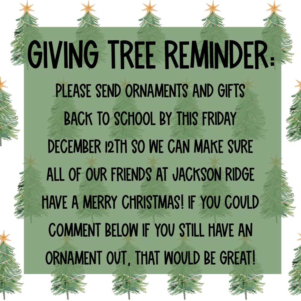 giving tree reminder