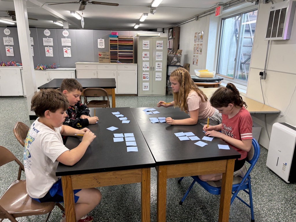 Fourth grade art creating new art