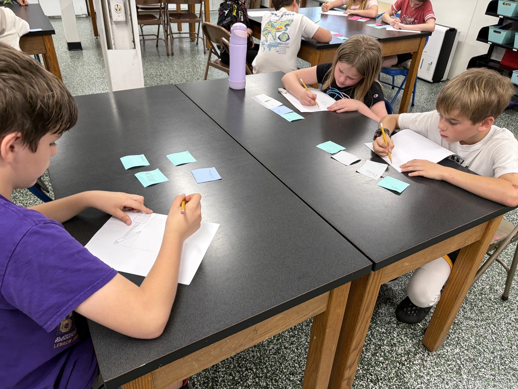 Fourth grade art creating new art