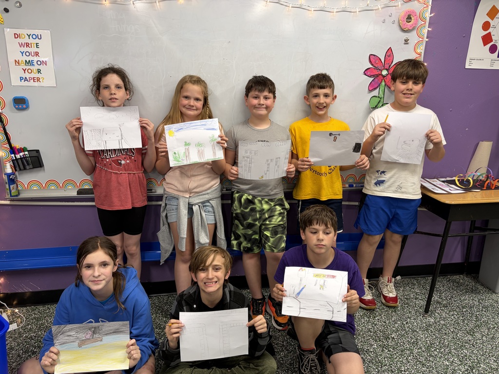Fourth grade art creating new art