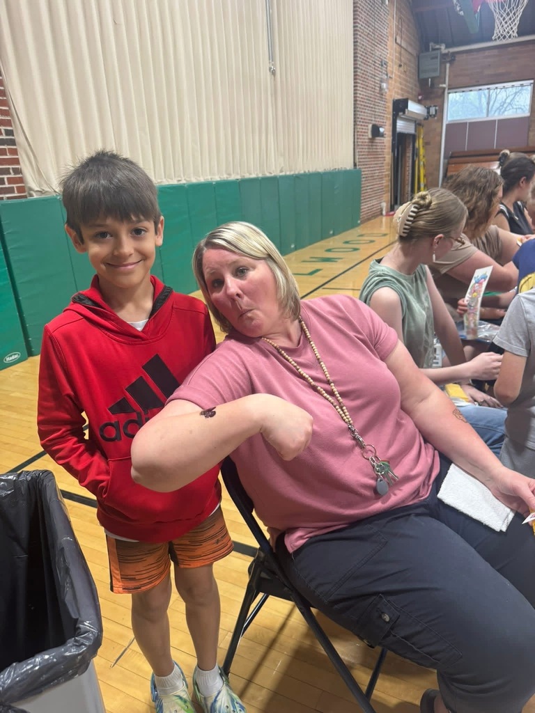 Mrs. Doll and Liam Robles