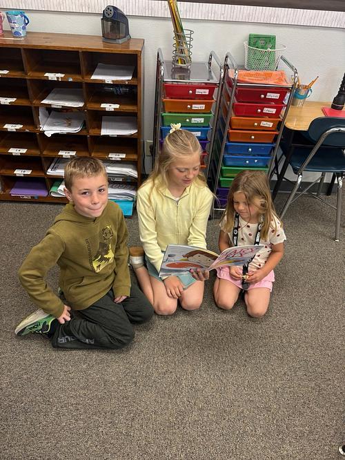 Principal Blake with Third Grade